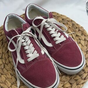 VANS Dusty Pink Suede Old Skool Low Top Sneakers Men’s 6.5 Women’s 8